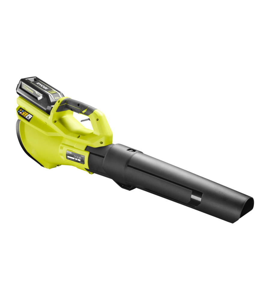 Outlet - usato per prova - soffiatore a batteria con turbina jet ryobi "ry36blb-140"  36v, batteria da 4ah inclusa